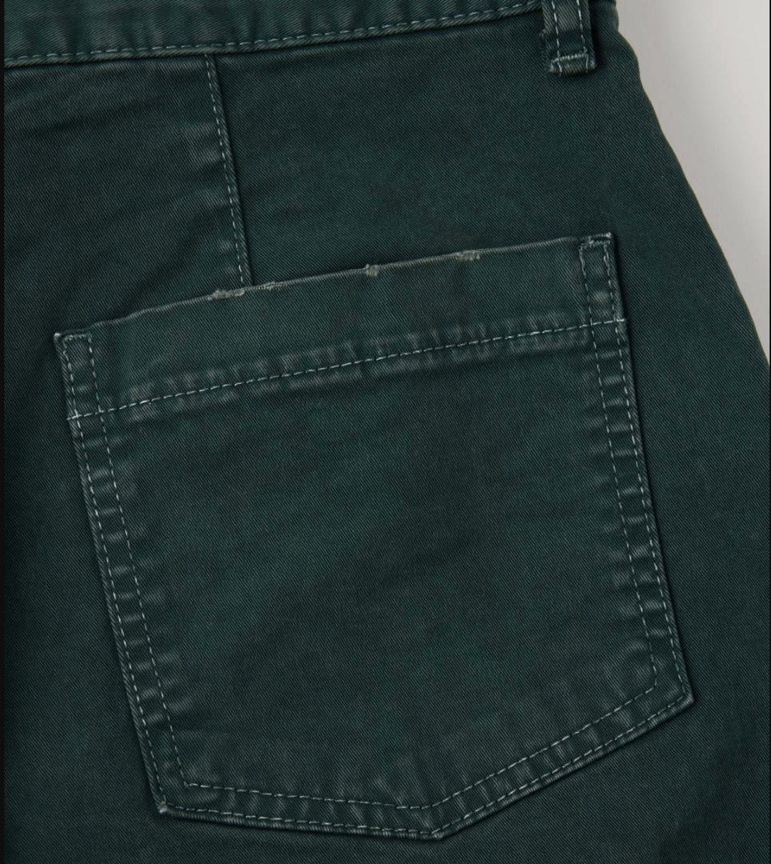 Moussy Vintage Pomonok Gusset Cargo Pants in Pine Dark Green