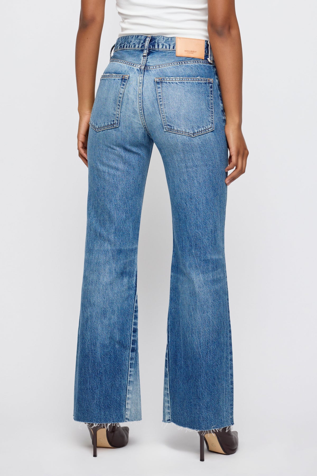 MOUSSY VINTAGE REMAKE FLARE - Asheville 110 Blue
