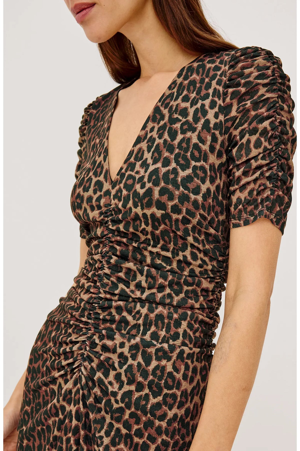 Rails Beacon Ruched Midi Dress Nala
