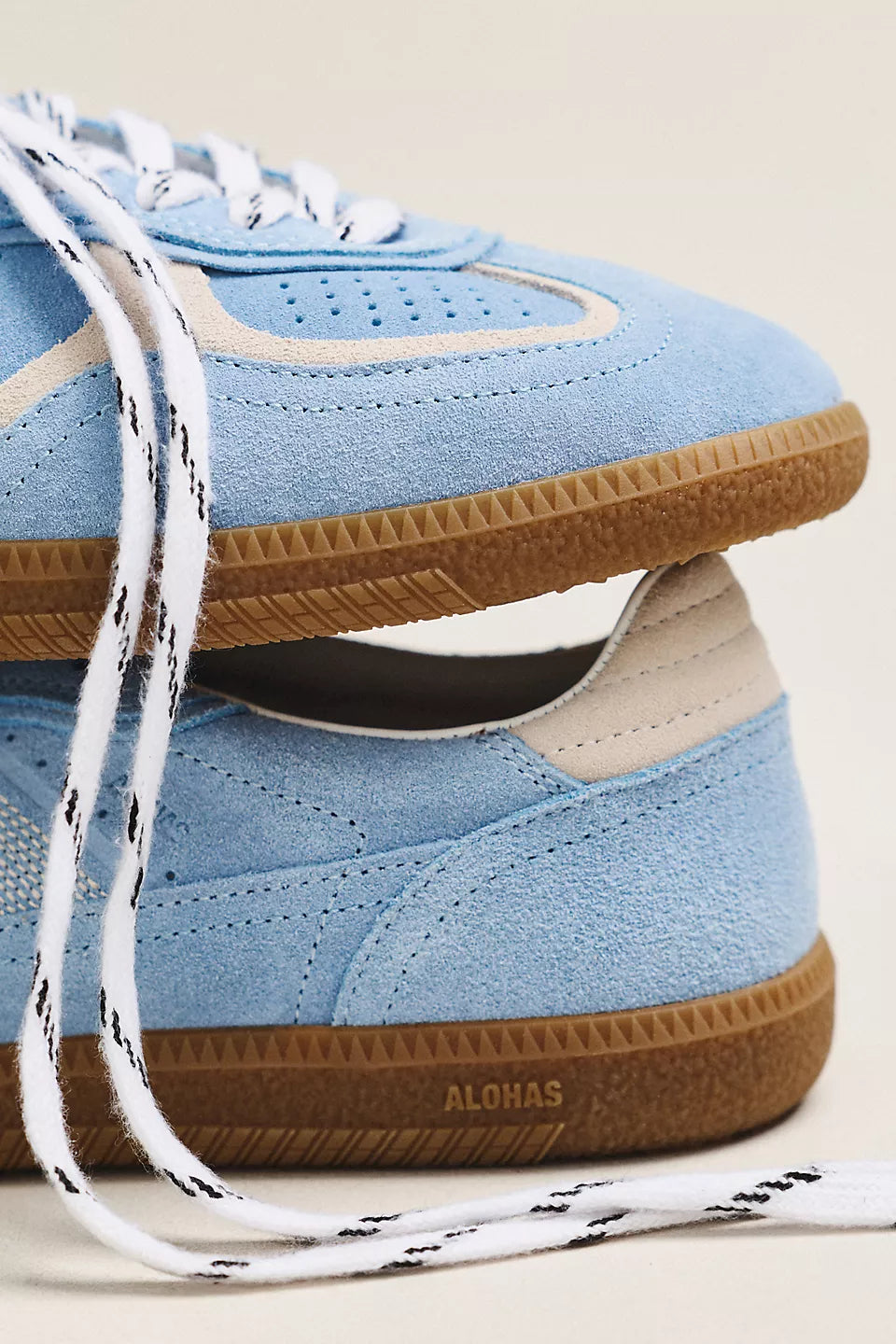 ALOHAS Tb.490 Rife Sneakers - Cornflower Blue Cream Leather Sneakers