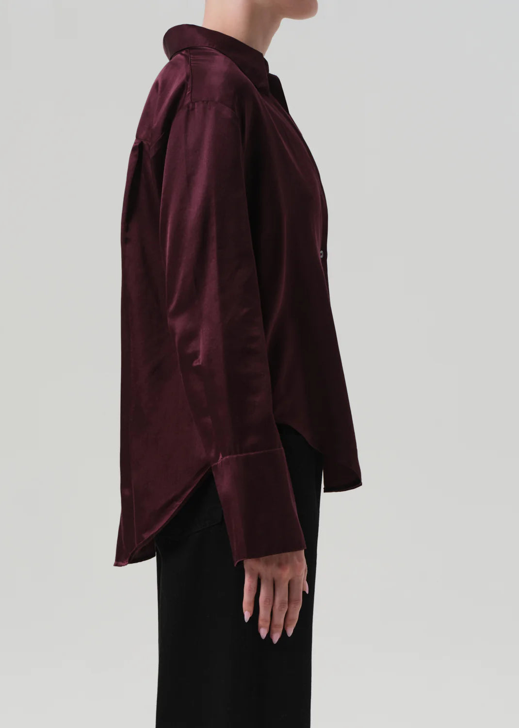 Citizens Of Humanity Camilia Shirt In Burgundy