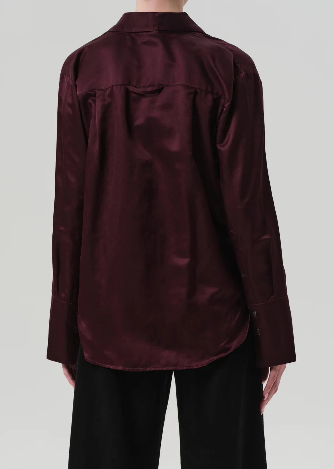 Citizens Of Humanity Camilia Shirt In Burgundy