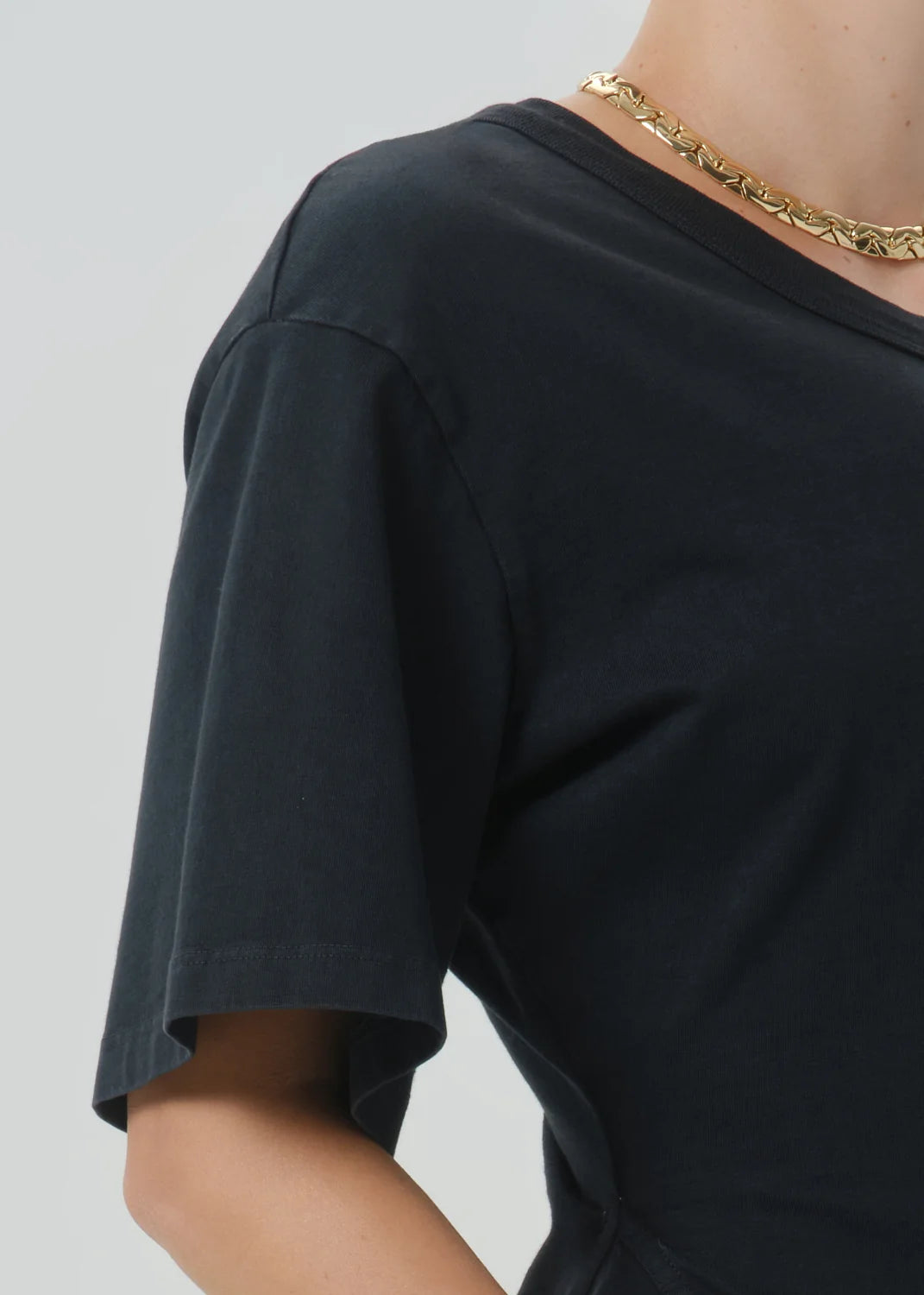 Citizens Of Humanity Rework Men's Tee In Washed Black