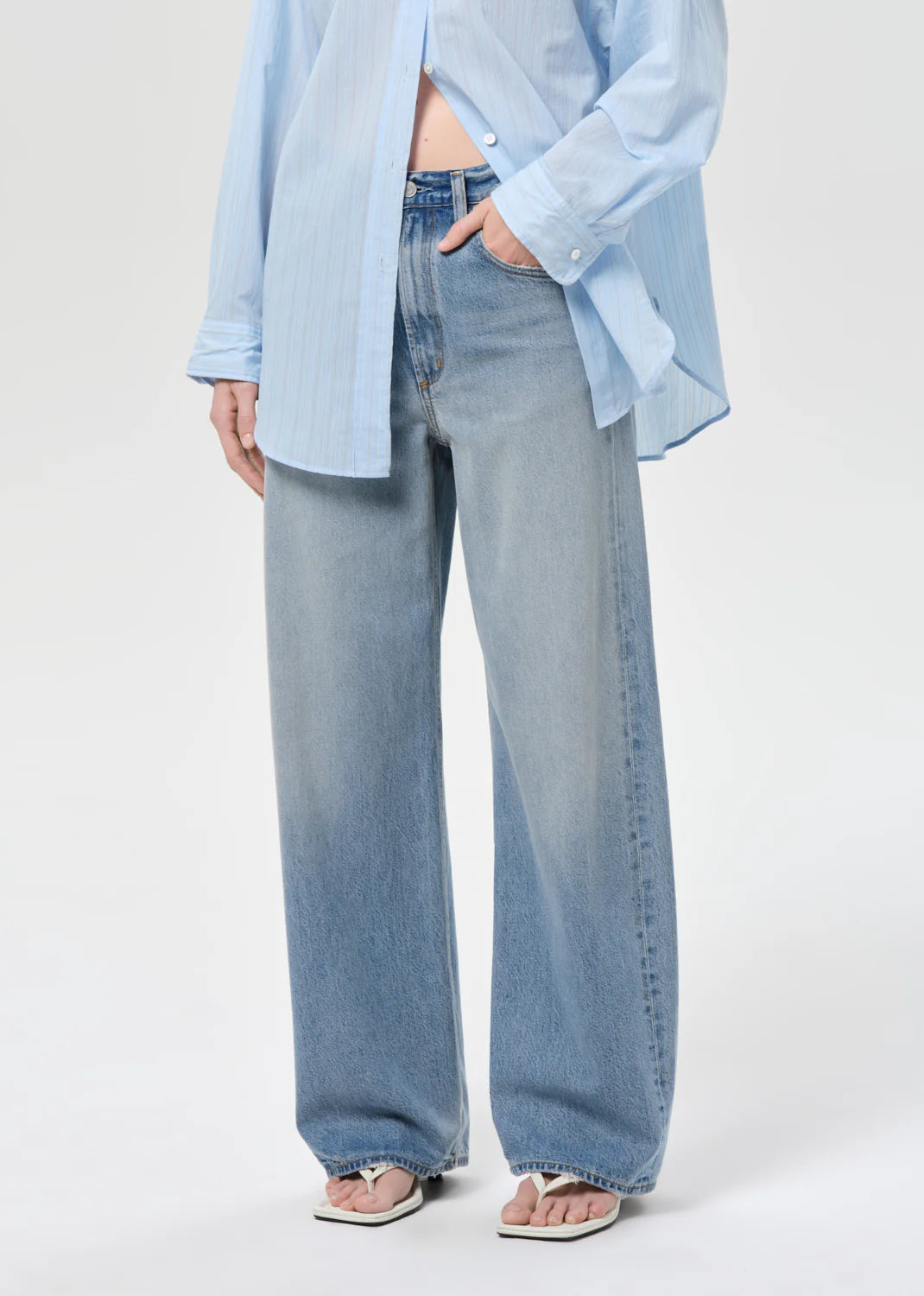 Agolde LOW CURVE JEAN (FLYWEIGHT) IN RESET