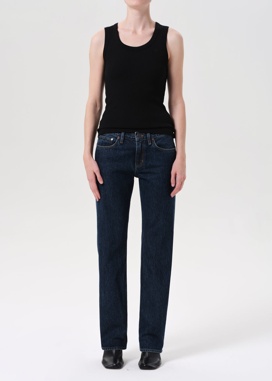 AGOLDE LOW RISE SLIM IN PENDULUM