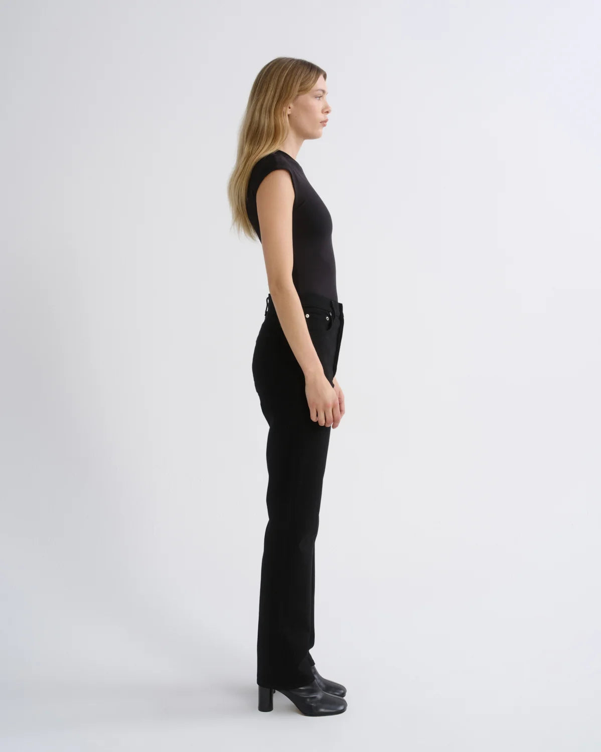 Agolde 90'S PINCH WAIST HIGH RISE STRAIGHT LONG (WEIGHTLESS STRETCH) Cover