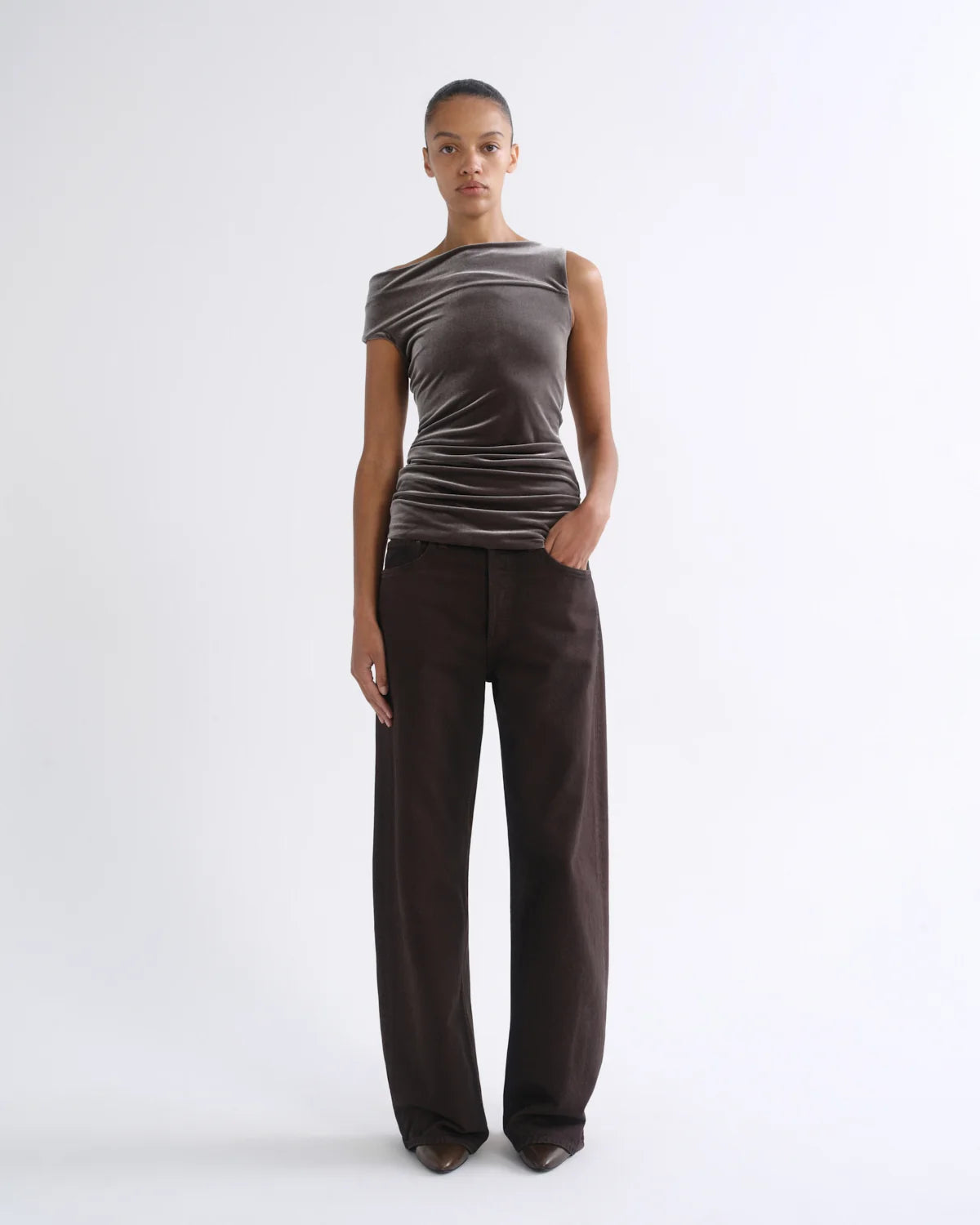 Agolde ARC JEAN 32" - Deep Roast