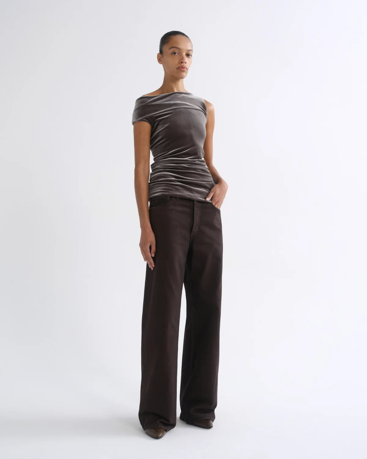 Agolde ARC JEAN 32" - Deep Roast
