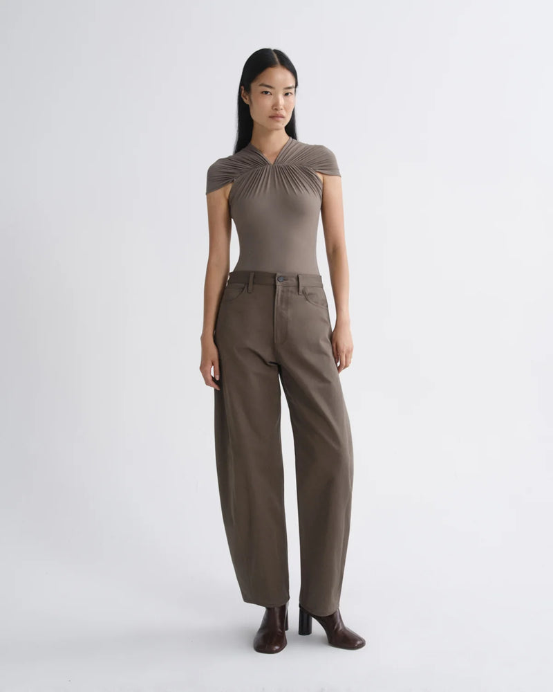 AGOLDE LUNA TROUSER TAUPE
