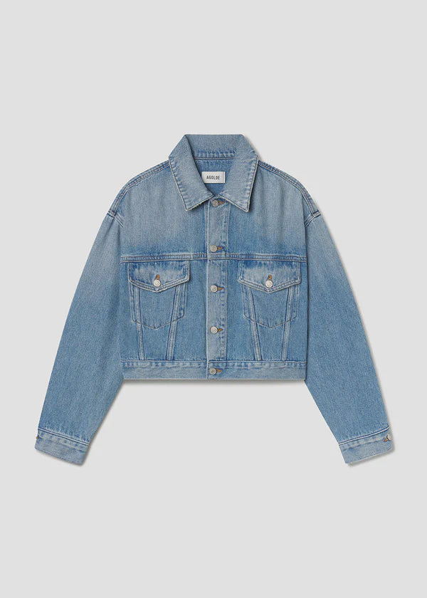 AGOLDE Palmer Jacket (Flyweight) In Script