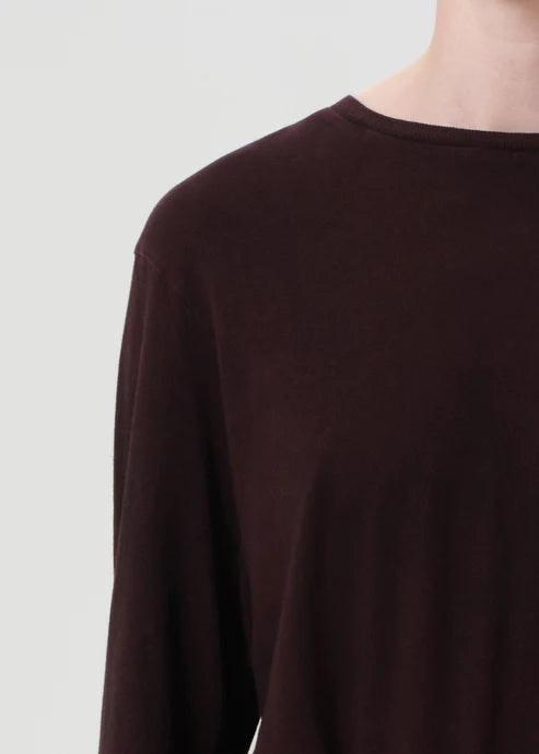 AGOLDE SYDNEY LONG SLEEVE TEE - CIPHER