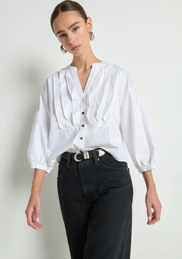 Nation Ltd Amelia Ruffle Shirt