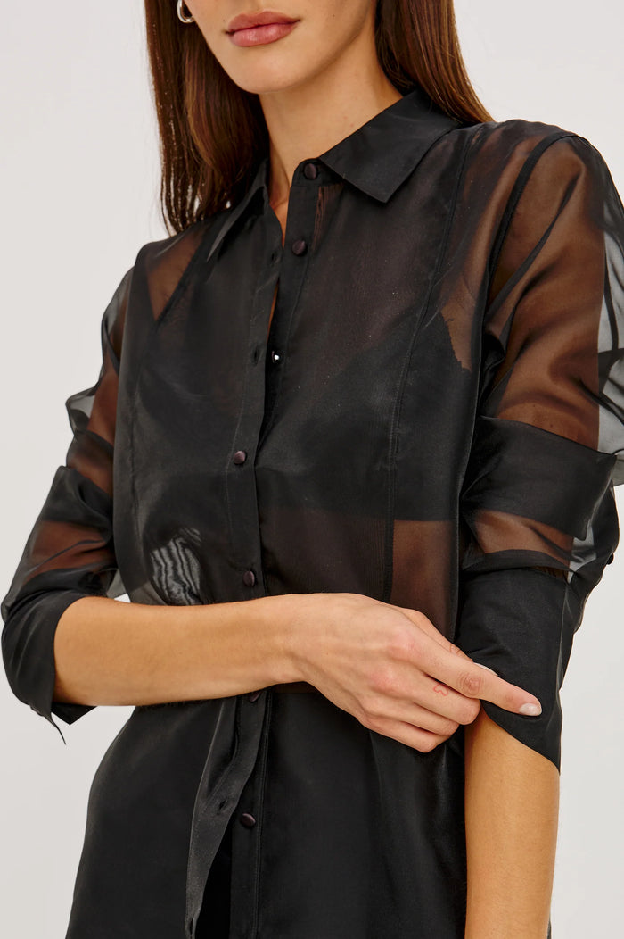 Rails Bretton Shirt Black Organza