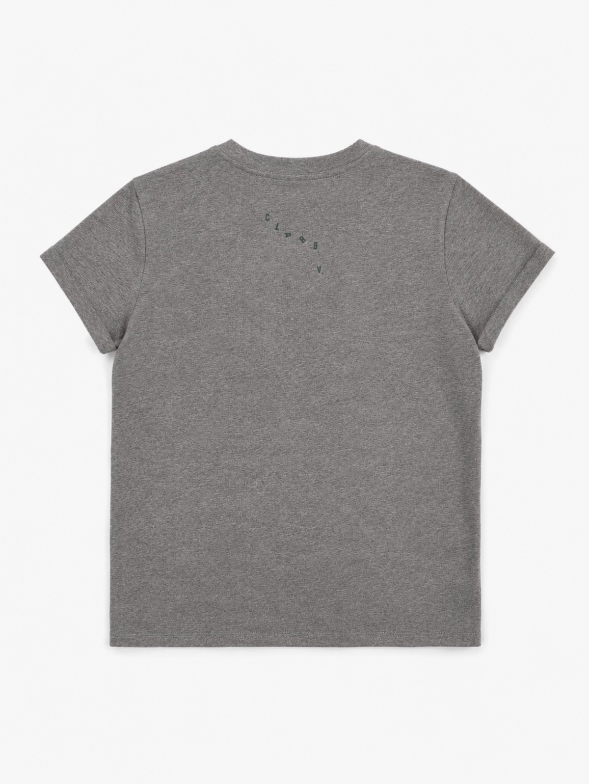 Clare V. Classic Tee Block Ciao Grey Melange