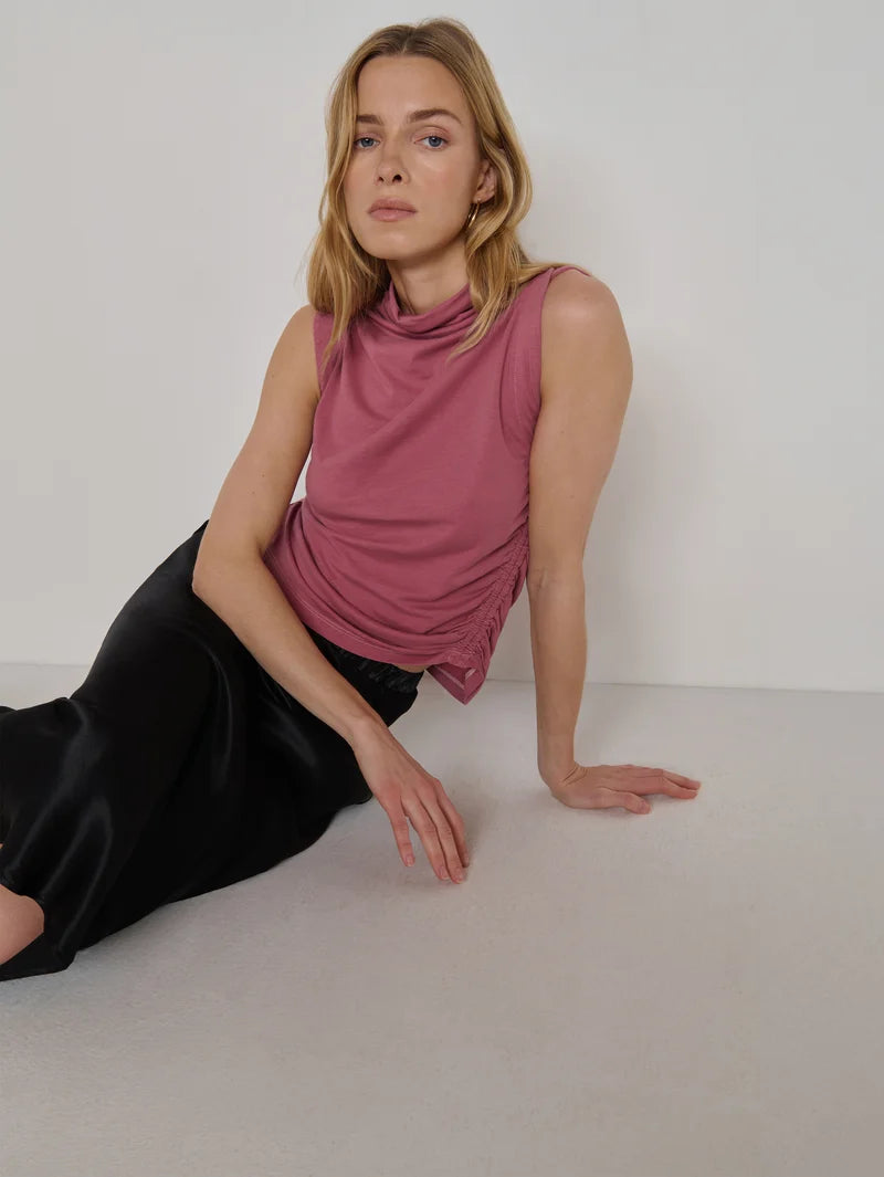 Nation LA Christine Tank - Deco Rose