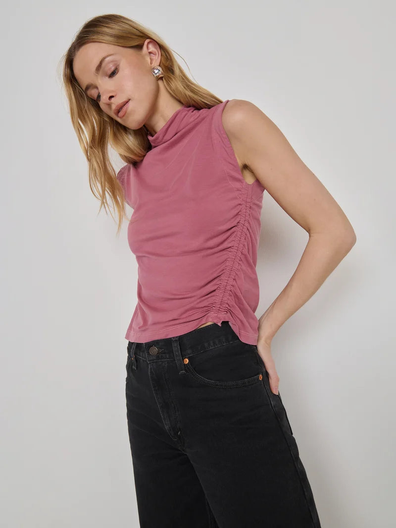Nation LA Christine Tank - Deco Rose