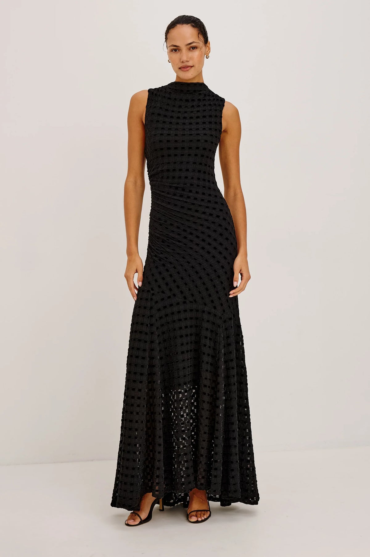 Rails Cosmos Dress Black Checkerboard