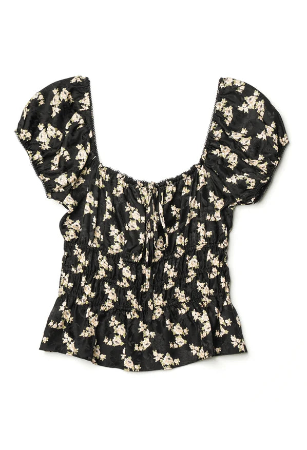 Ciao Lucia Thea Jasmine Silk Top