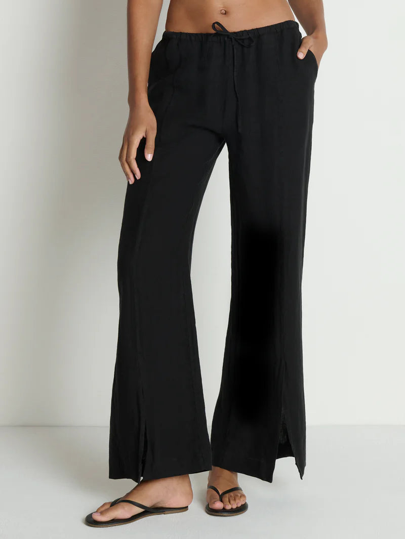 Nation LA Elwood Pant in Jet Black