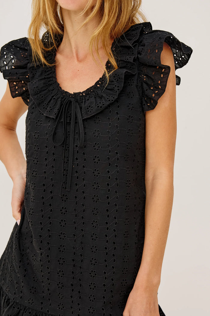 Rails Essie dress Black Eyelet