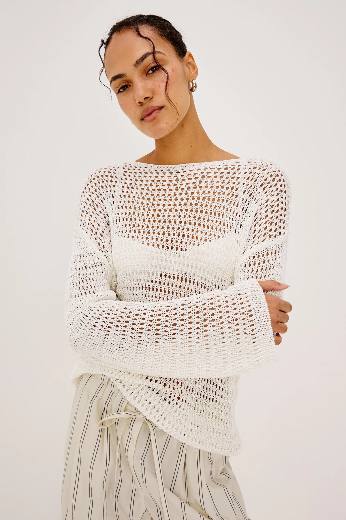 Rails Evangeline Sweater Ivory