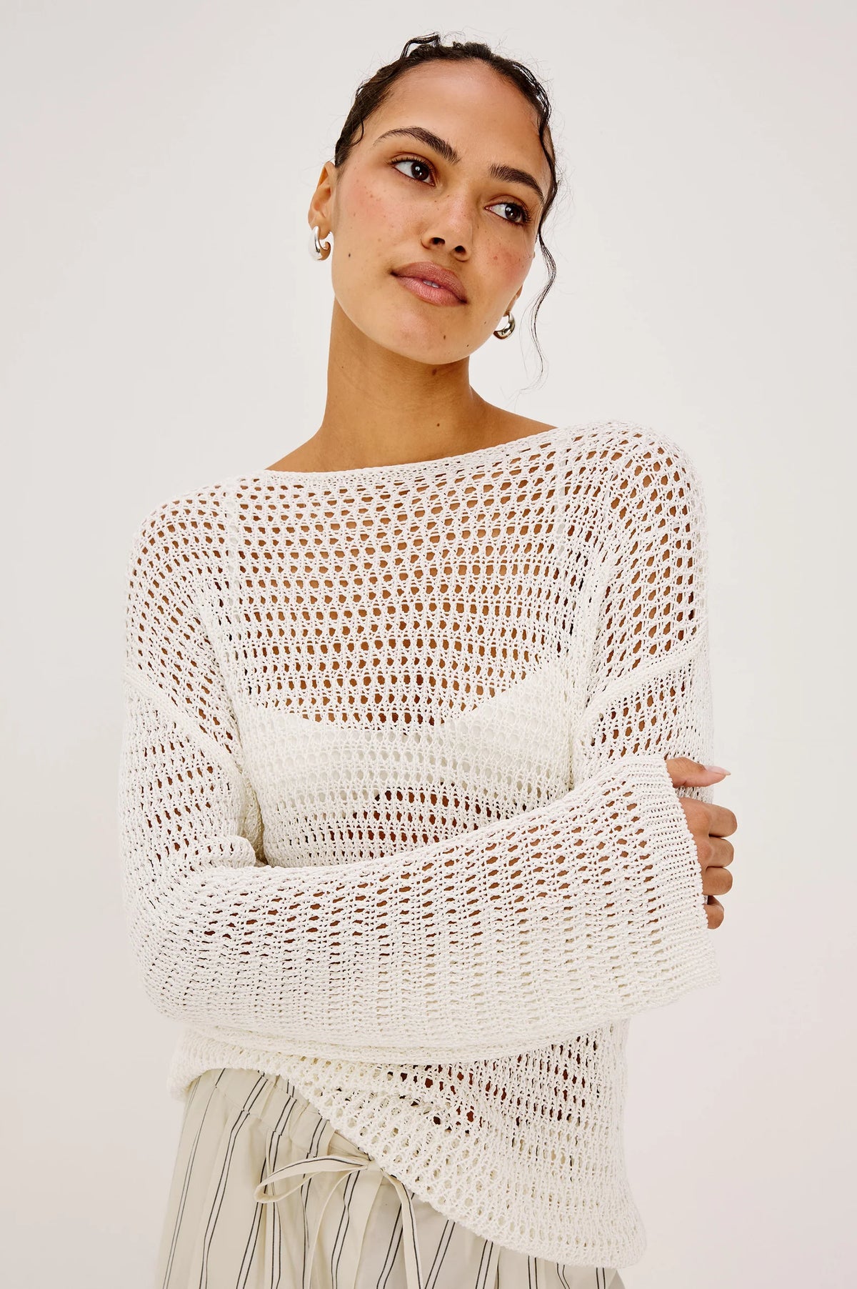 Rails Evangeline Sweater Ivory