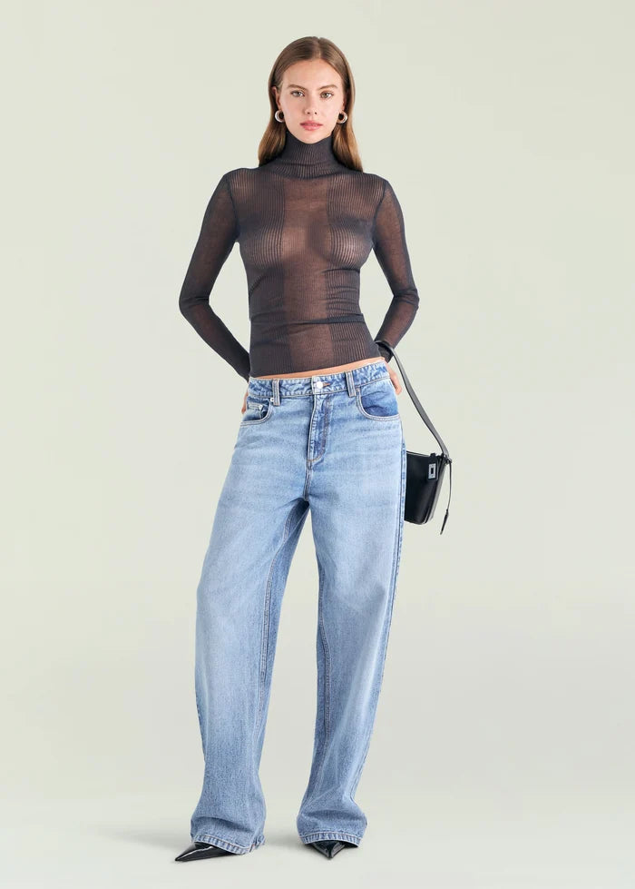 SEROYA PIPER TOP Dark Charcoal