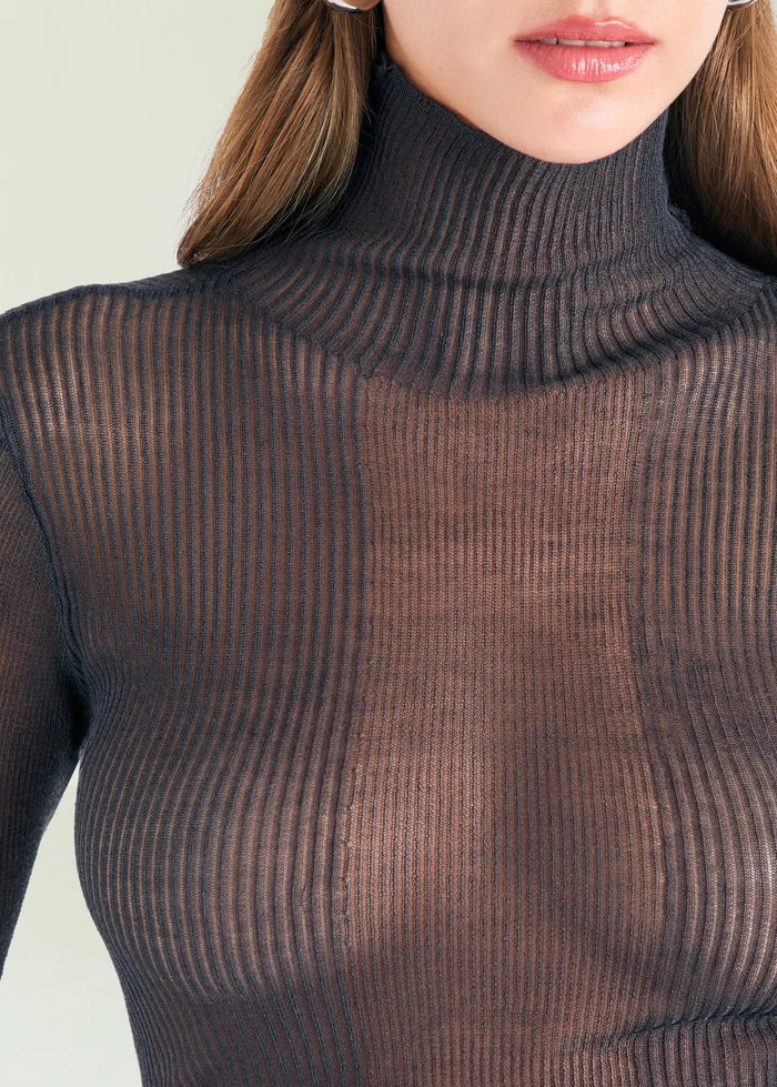 SEROYA PIPER TOP Dark Charcoal