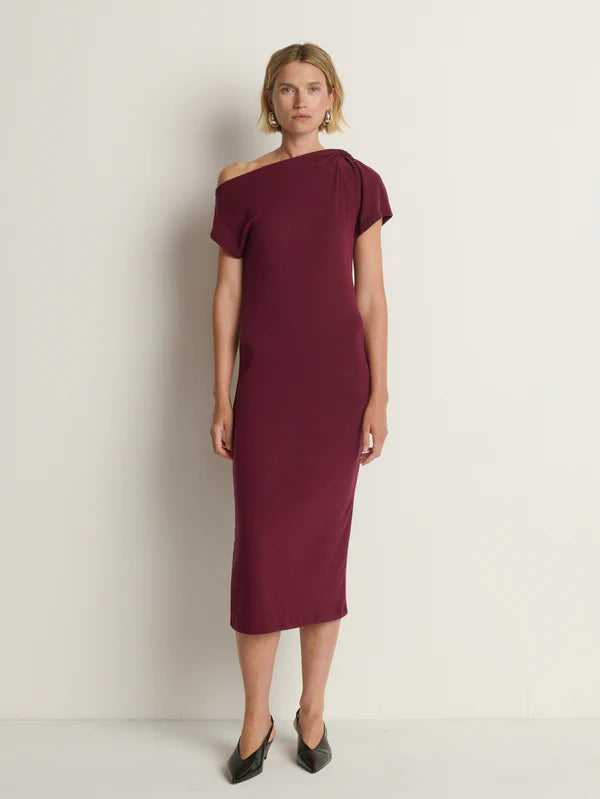 Nation Ltd Hallie Midi Dress Port