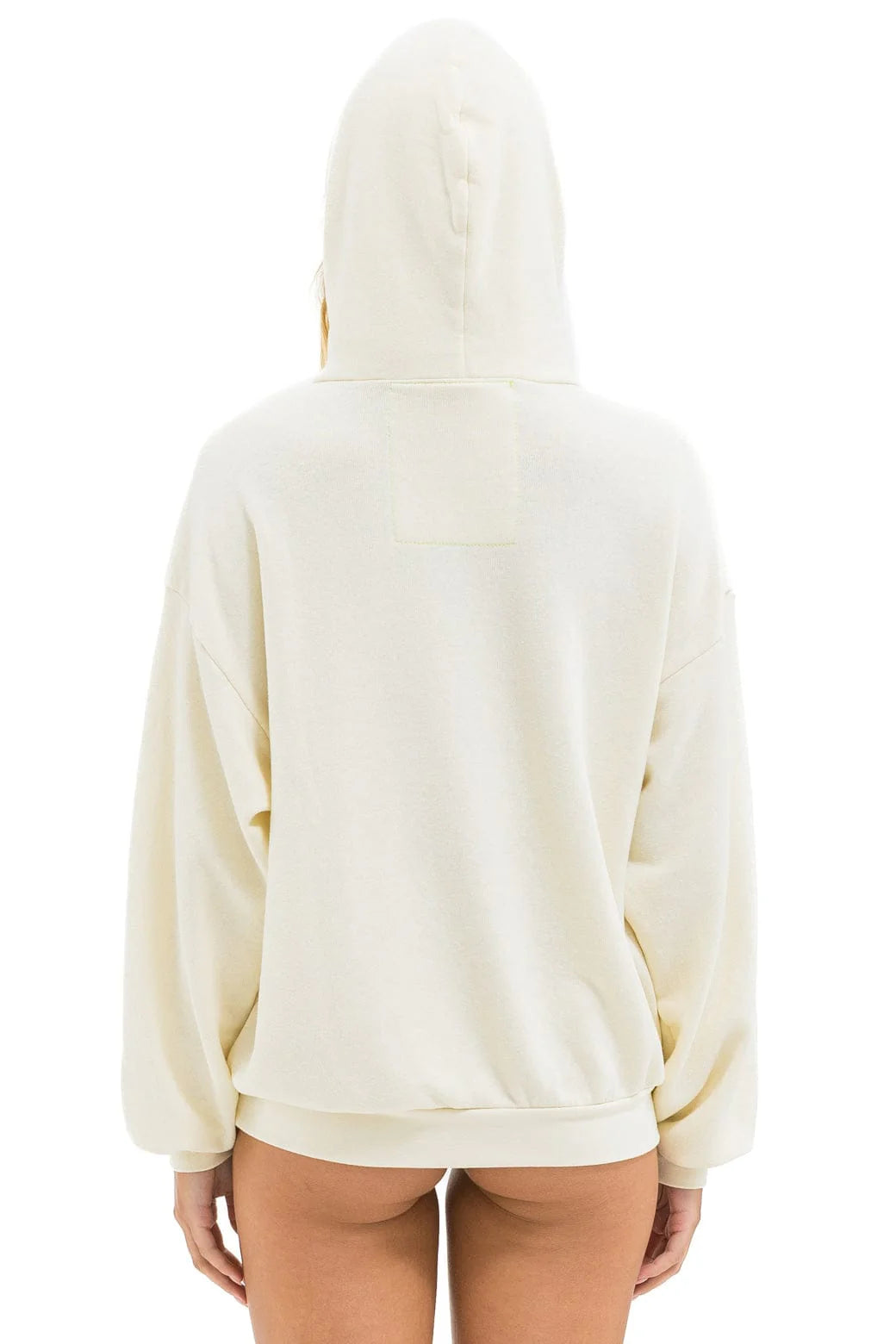 Aviator Nation BLAZE PULLOVER HOODIE RELAXED - VINTAGE WHITE // VINTAGE WHITE