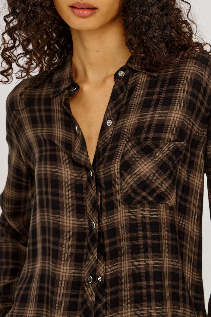 Rails Hunter Shirt Almond Black