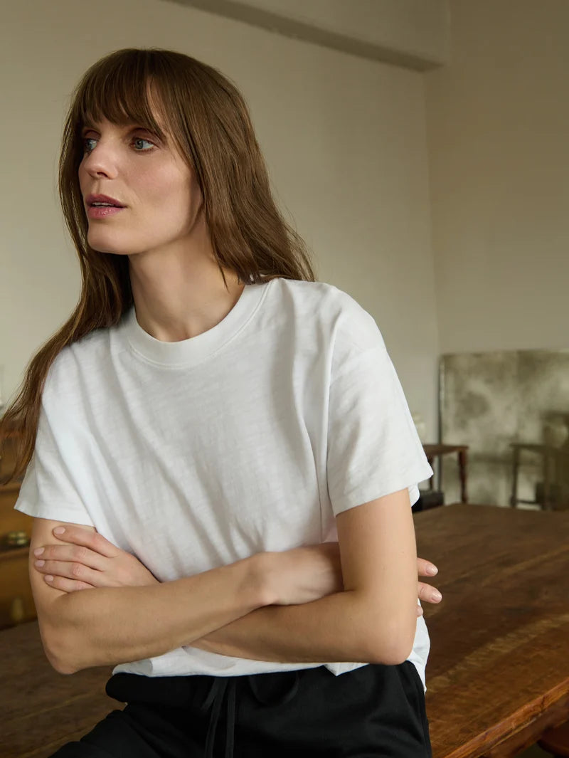 Nation LA Jessa Tee Optic White