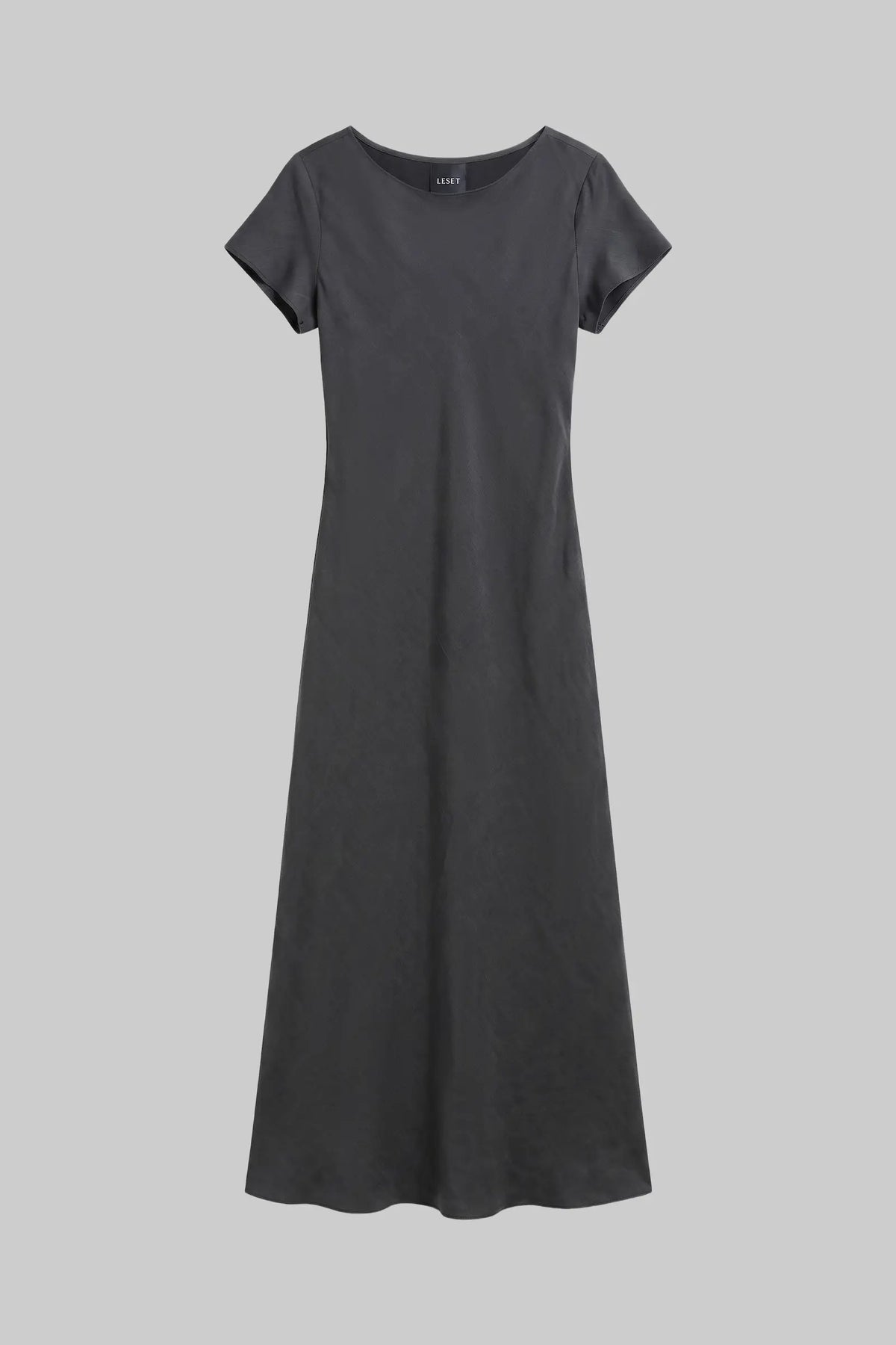 Leset Kim Bias Dress Slate