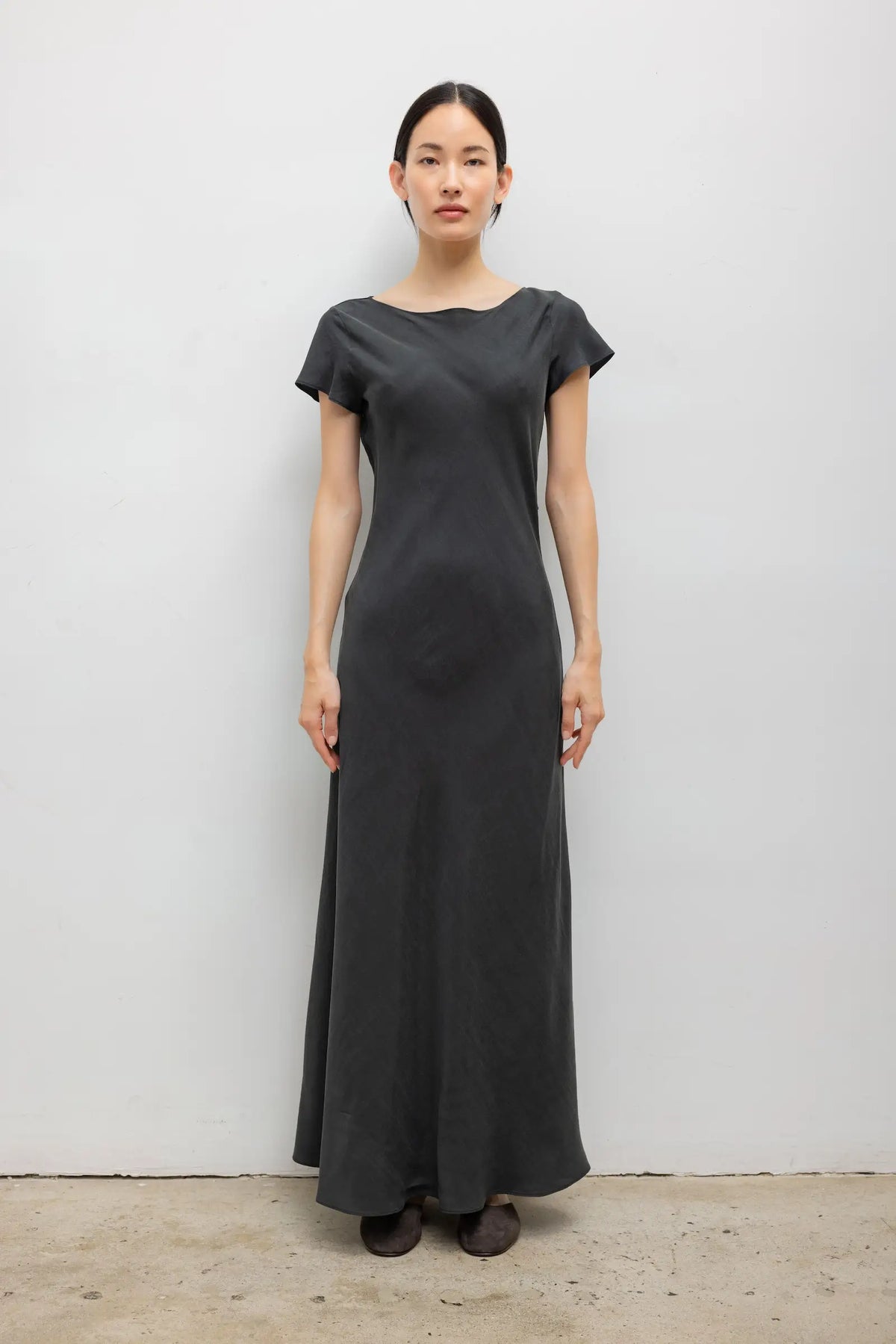 Leset Kim Bias Dress Slate
