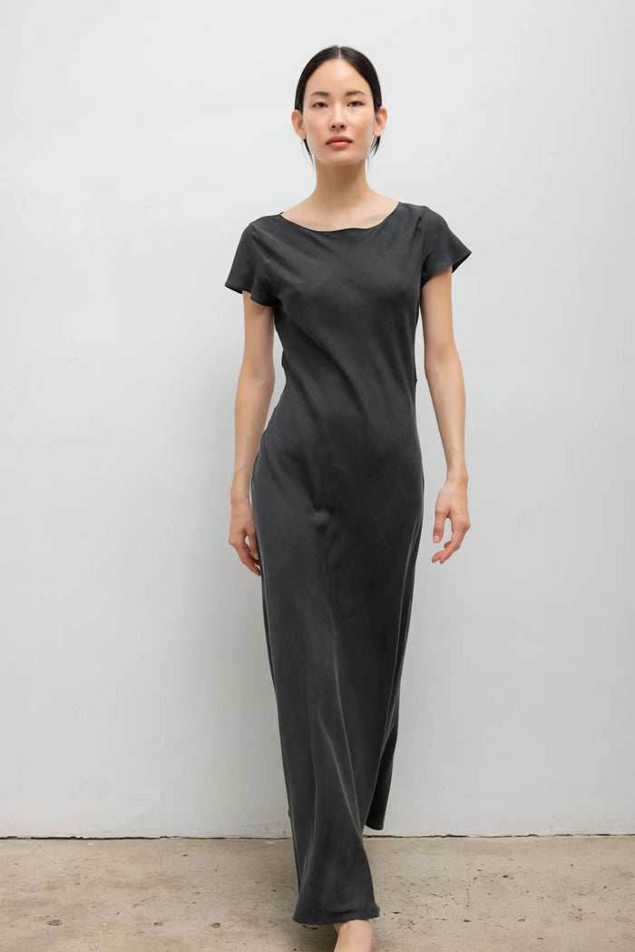 Leset Kim Bias Dress Slate