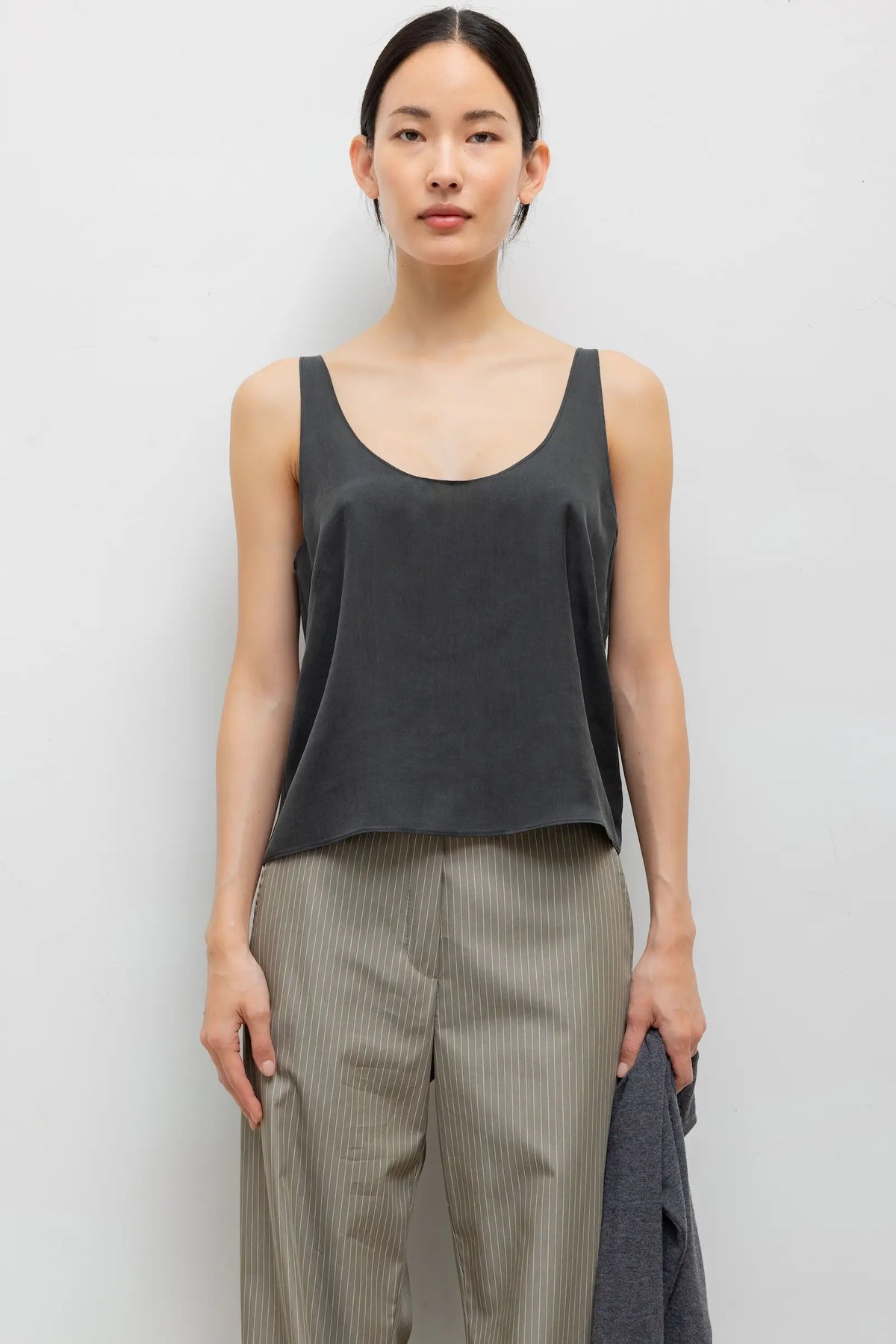 Leset Kim Scoop Tank Slate