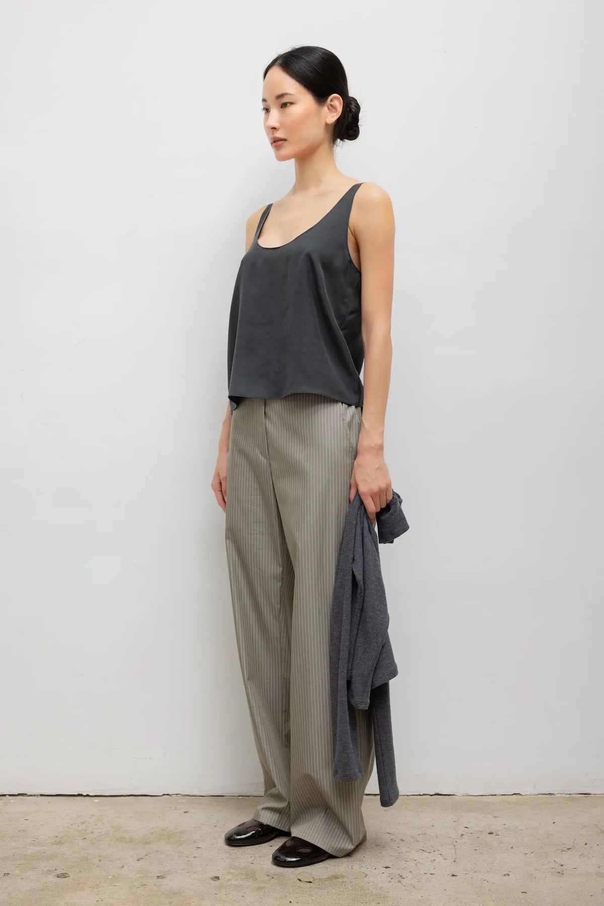 Leset Kim Scoop Tank Slate