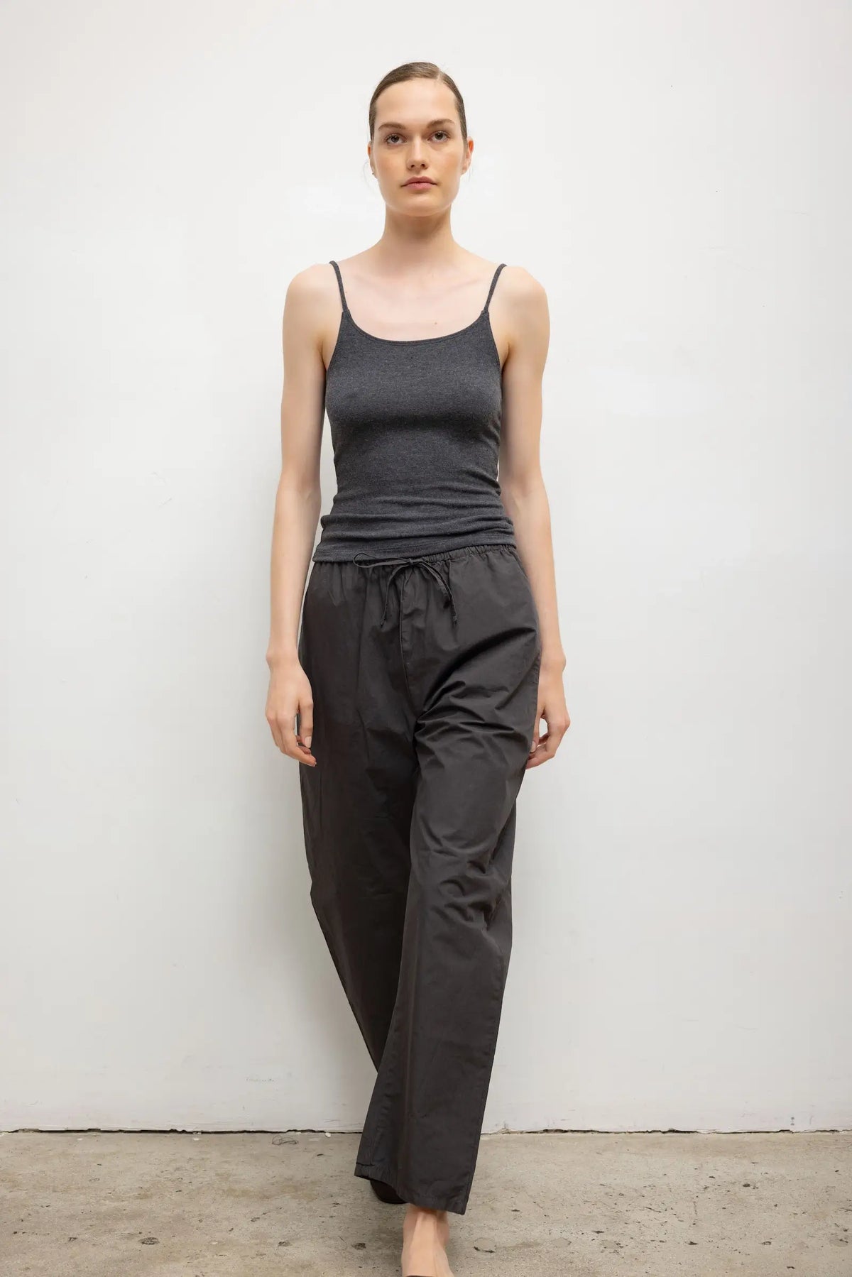 Leset Kyoto Drawstring Pant Slate