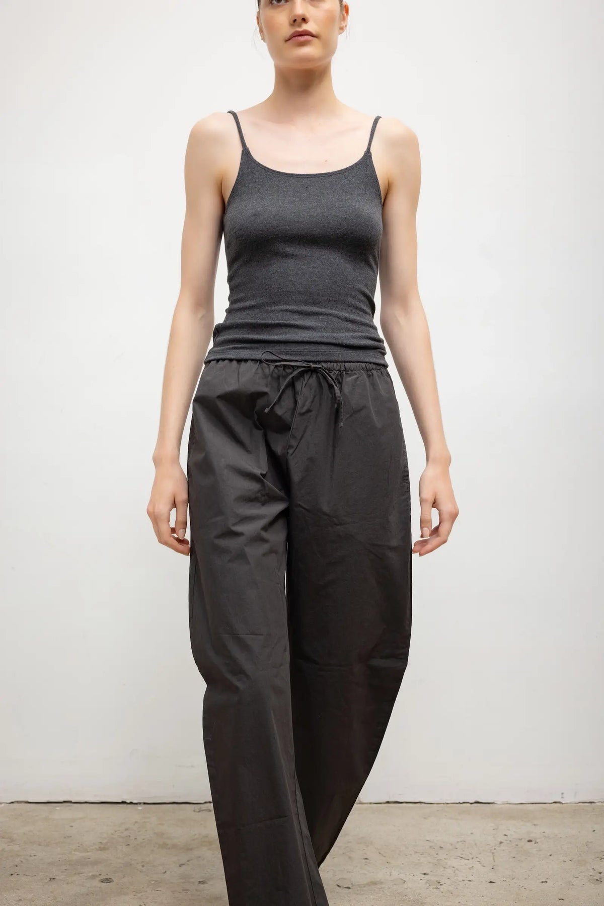 Leset Kyoto Drawstring Pant Slate