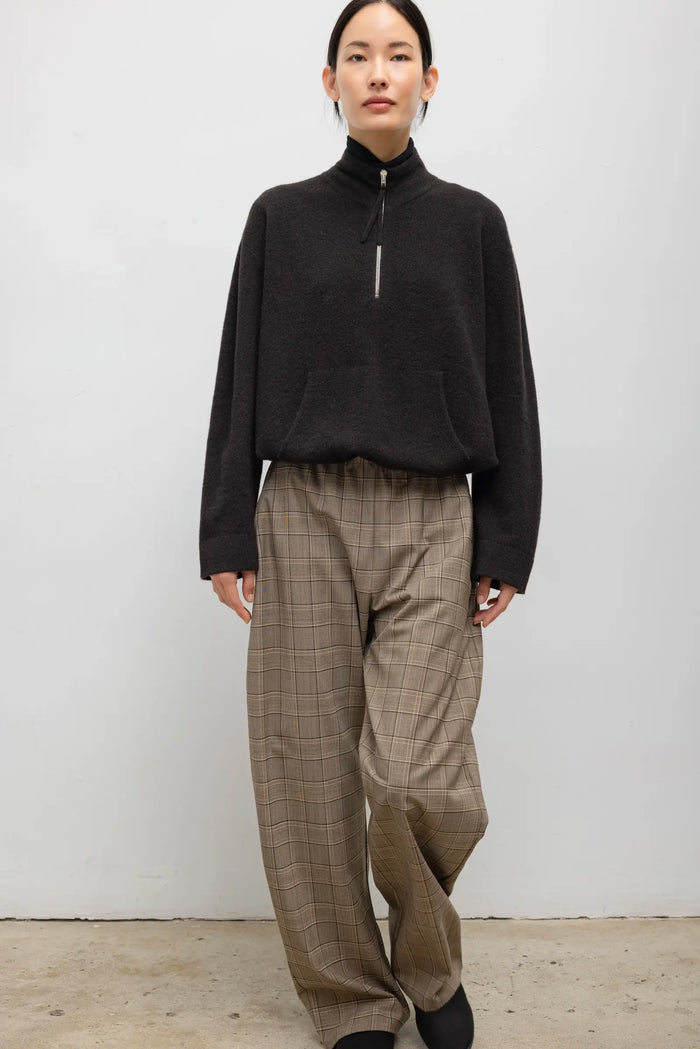 Leset Mia Pocket Pant Camel Plaid