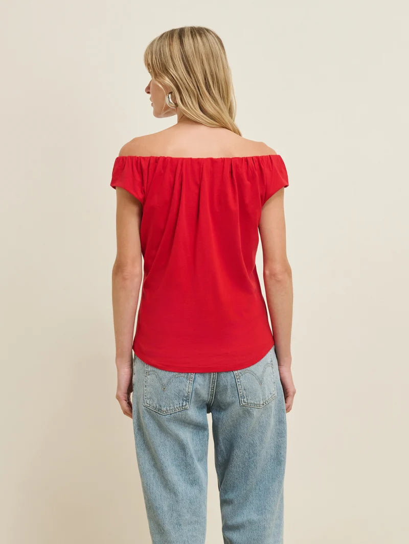 Nation LA Lily Top - Rouge Red