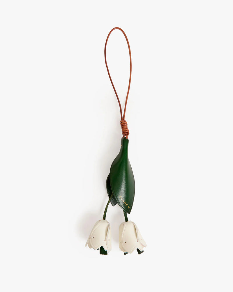 Clare V. La Fleur Fob Evergreen/Cream