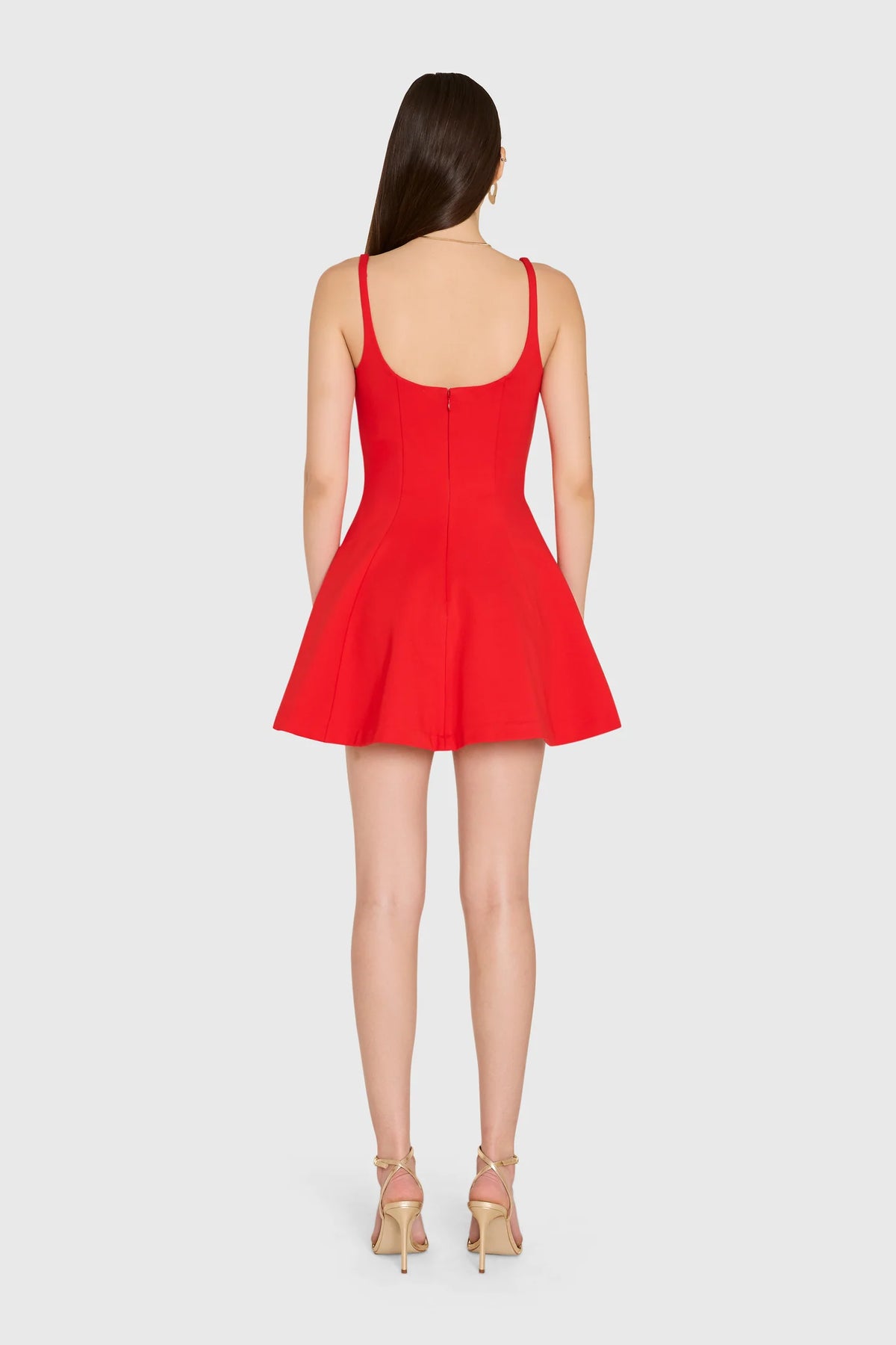 Amanda Uprichard Loren Dress in Chili