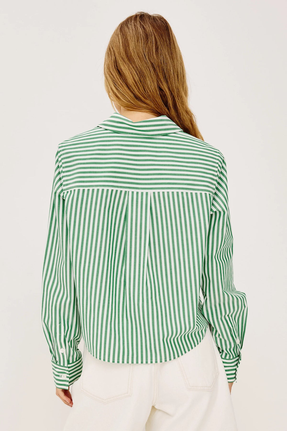 Rails Ramy shirt Emerald Stripe