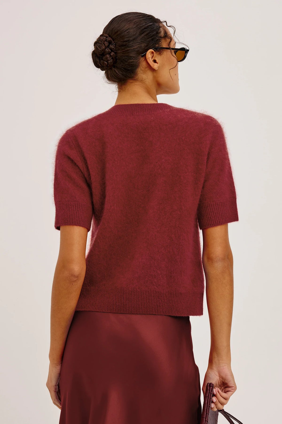 Rails Roman Sweater Crimson