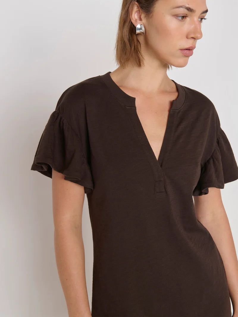 Nation LA Savannah Mini Dress Cocoa