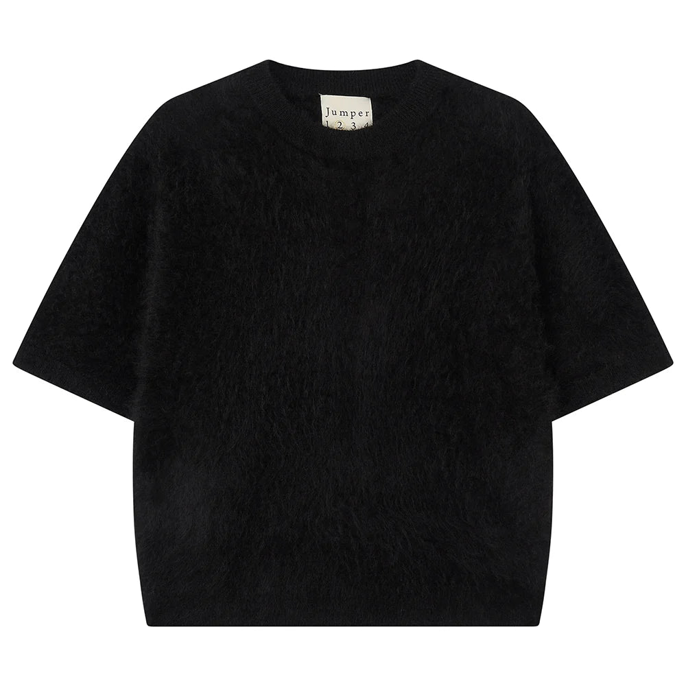Jumper1234 Cashmere Oversized Brushed T-shirt in Black