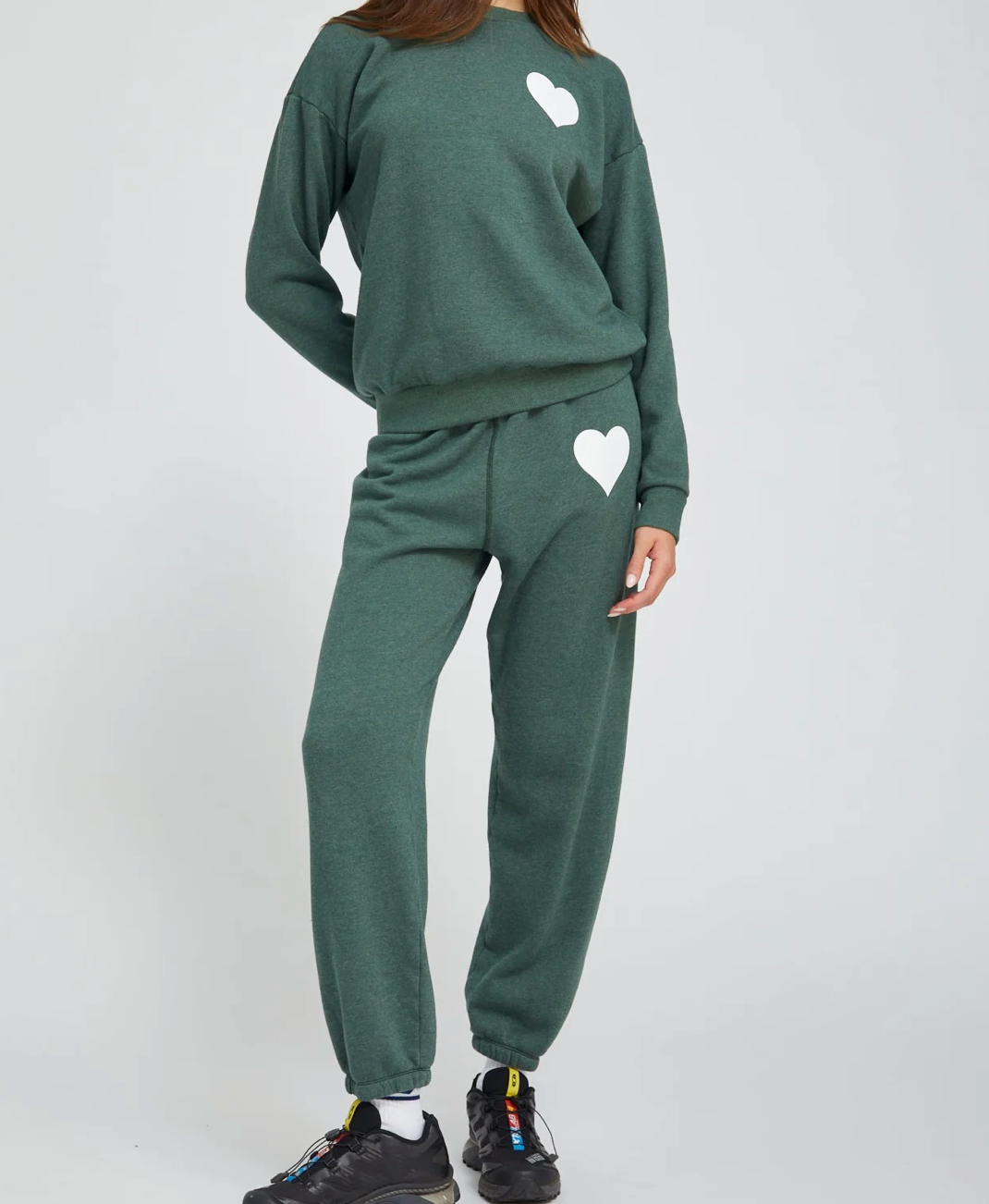 SPRWMN SAGE HEART SWEATPANTS