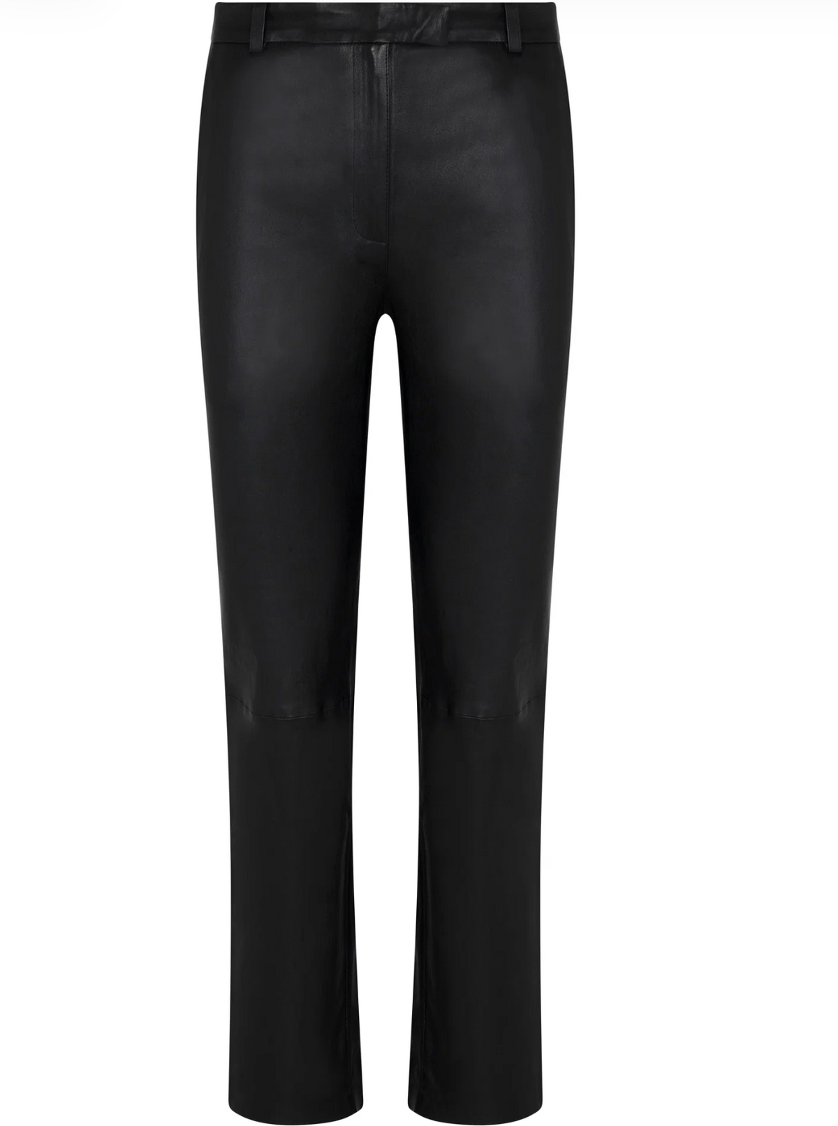 SPRWMN Sophia Leather Cigarette Trousers Black