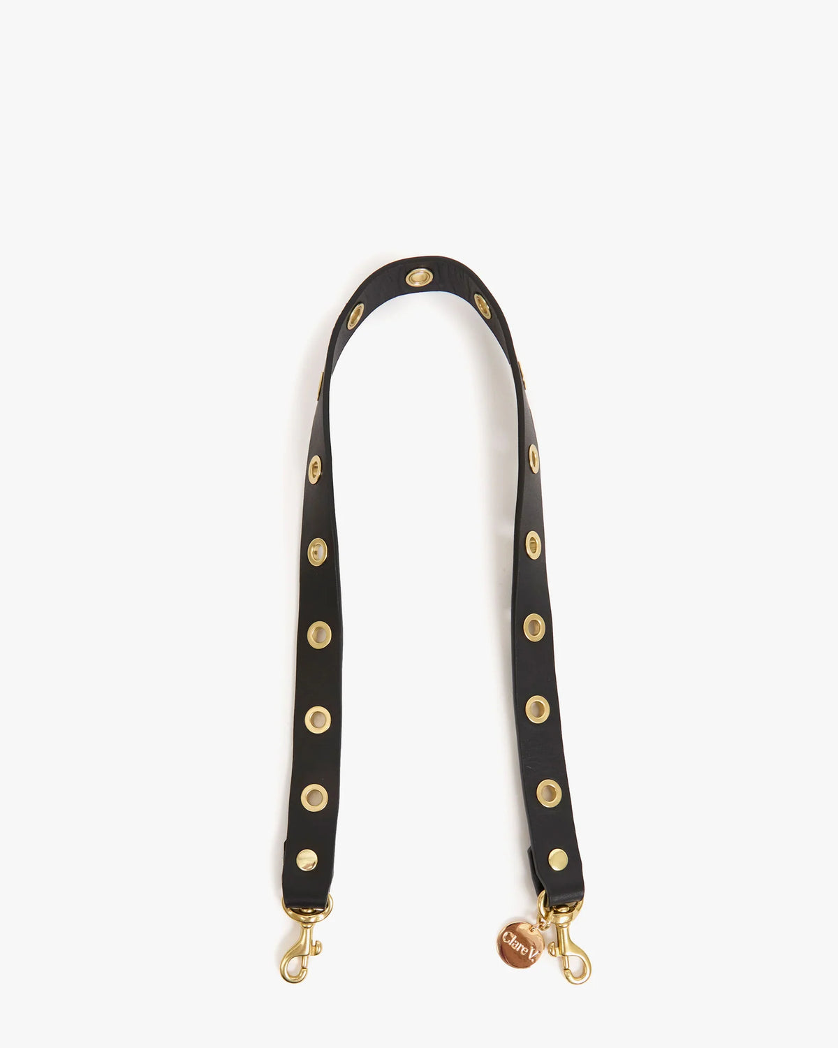 Clare V. Shoulder Strap Black with Grommets